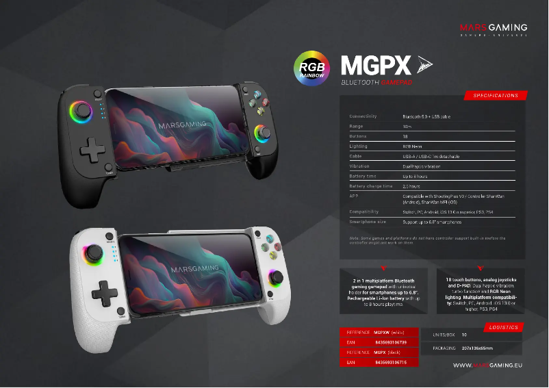 Image de la première page du manuel de l'appareil MGPX