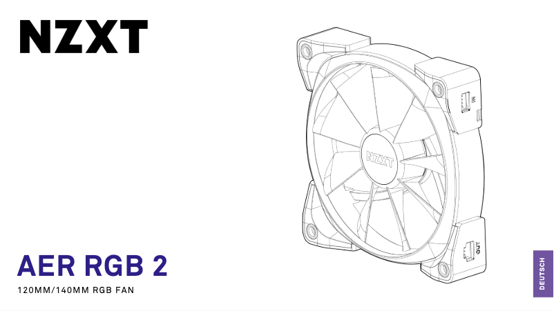 Page n°1 - Manuel utilisateur NZXT AER RGB 2