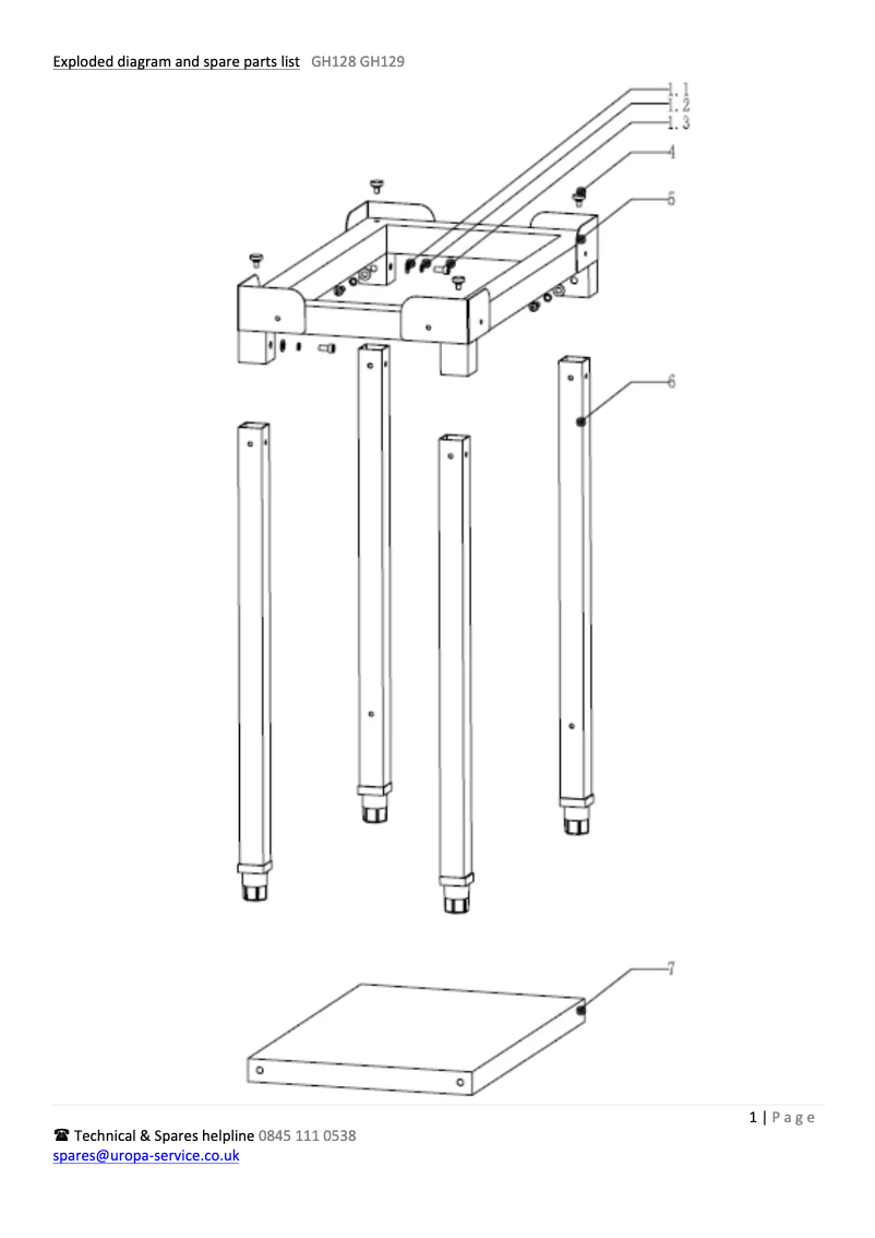 Page 1 de la notice Schéma de câblage Buffalo GH129