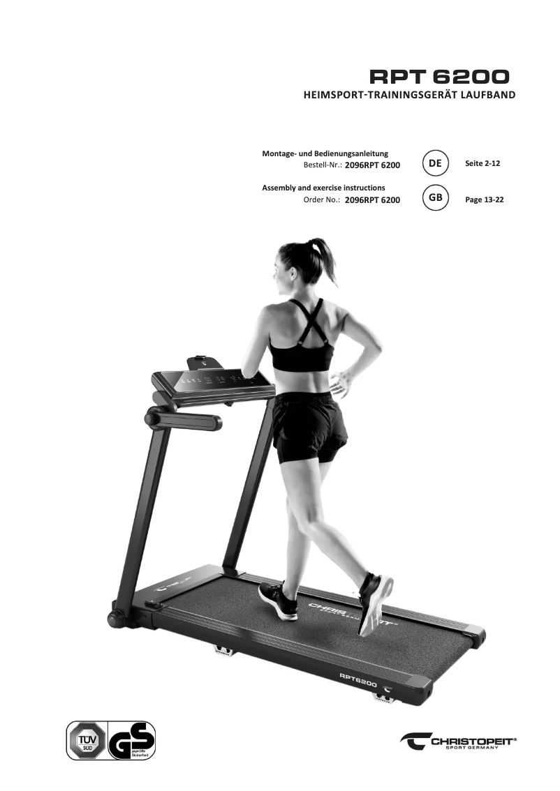 Image de la première page du manuel de l'appareil RPT 6200