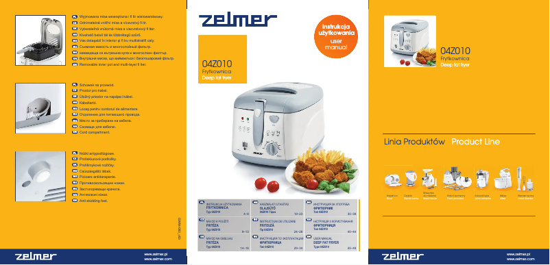 Page 1 de la notice Manuel utilisateur Zelmer 04Z010