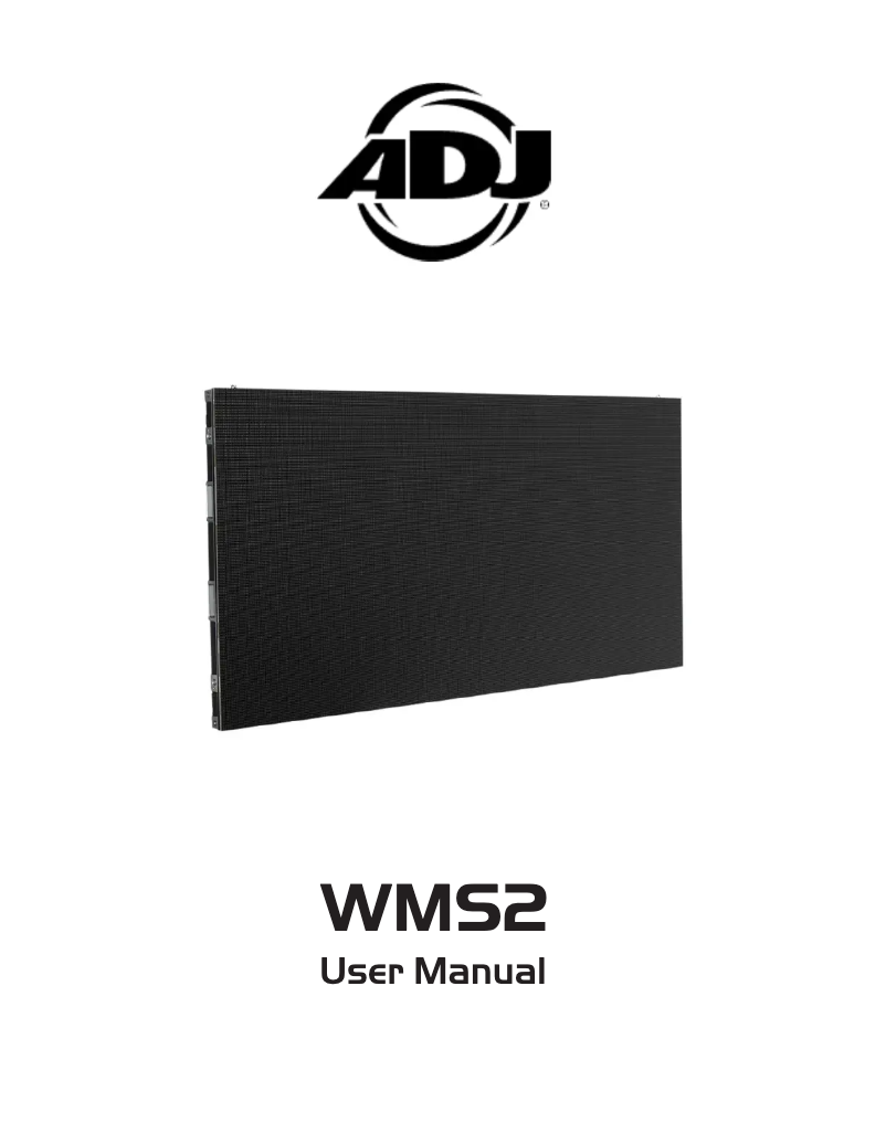 Image de la première page du manuel de l'appareil WMS2