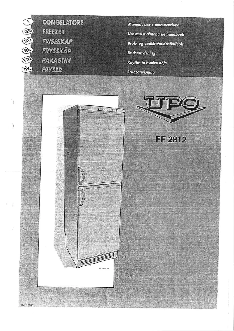 Page 1 de la notice Manuel utilisateur UPO FF2812