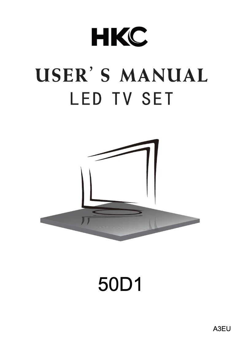 Page n°1 - Manuel utilisateur HKC 50D1