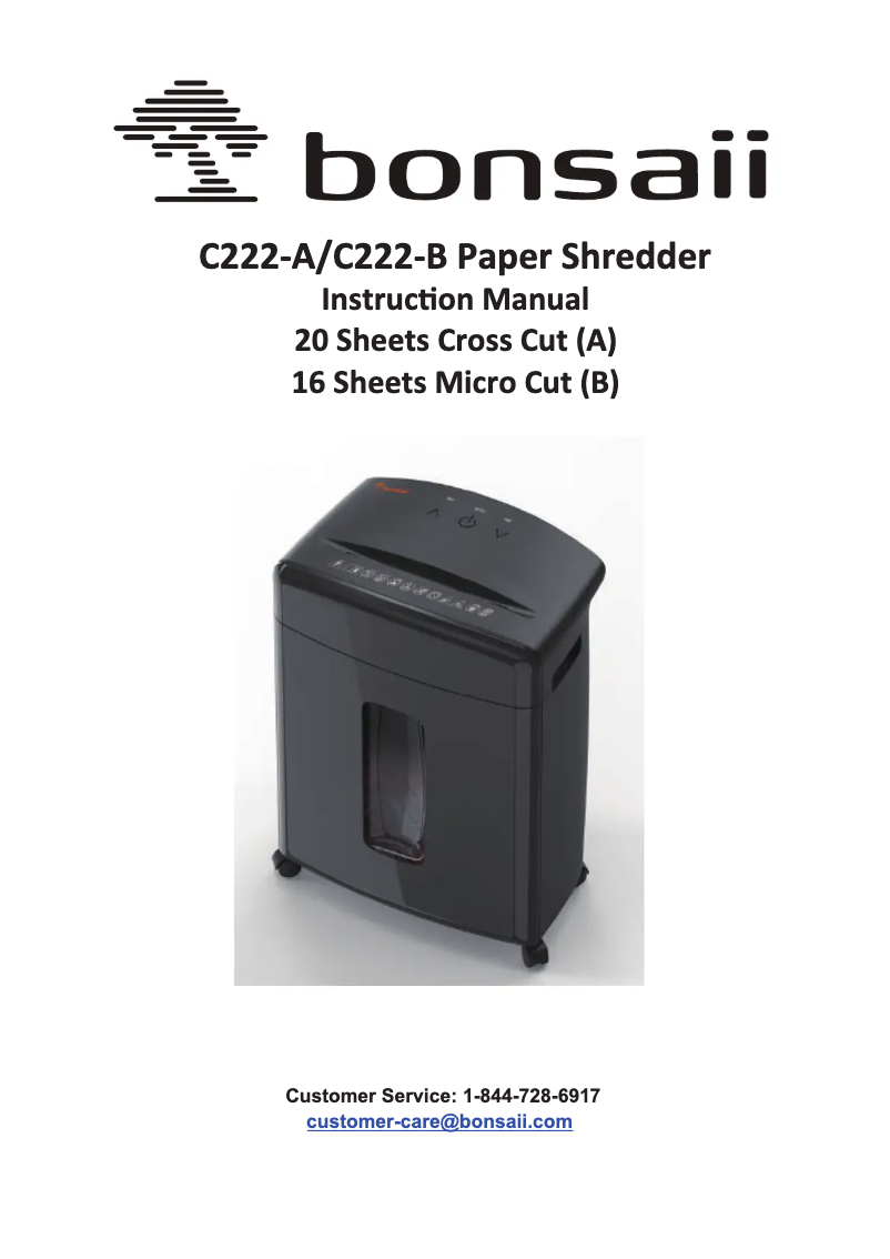 Image de la première page du manuel de l'appareil S123-B