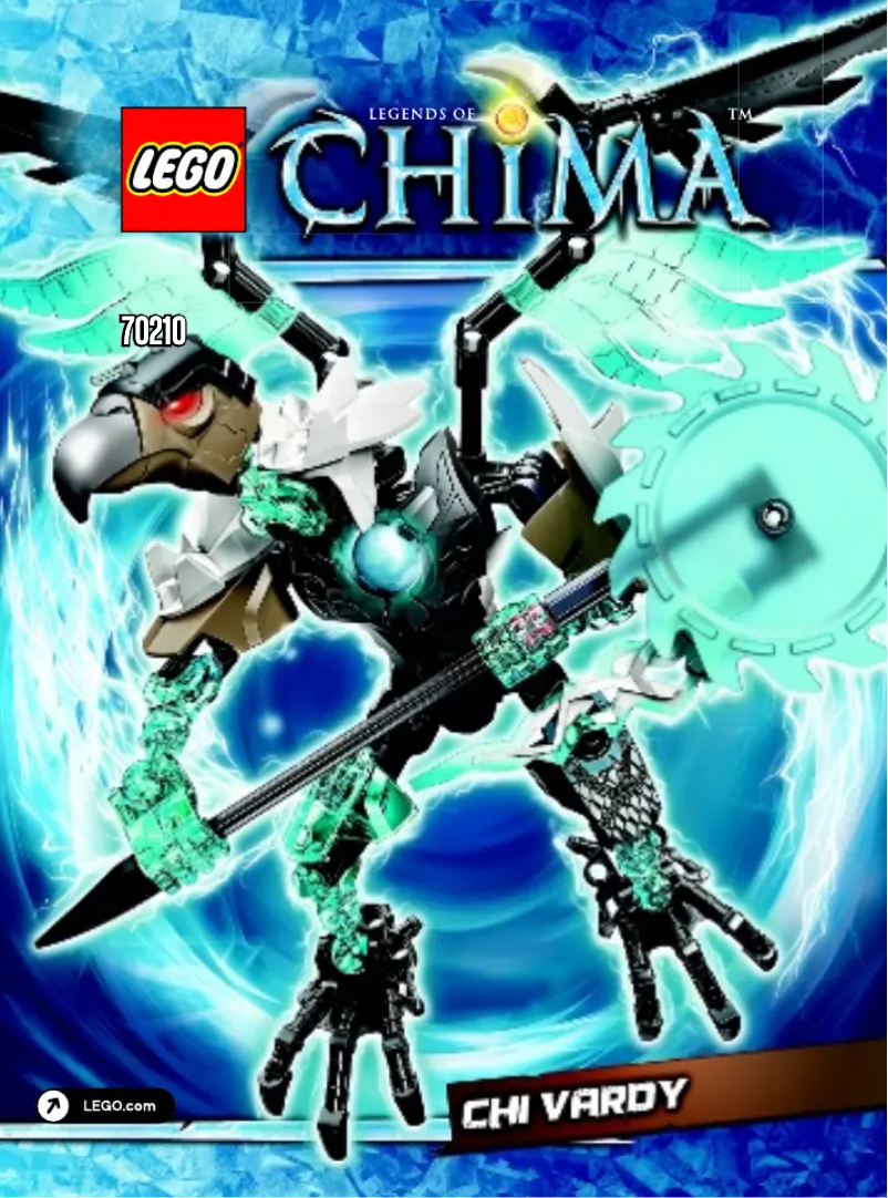 Page 1 de la notice Manuel utilisateur Lego Legends of Chima CHI Vardy