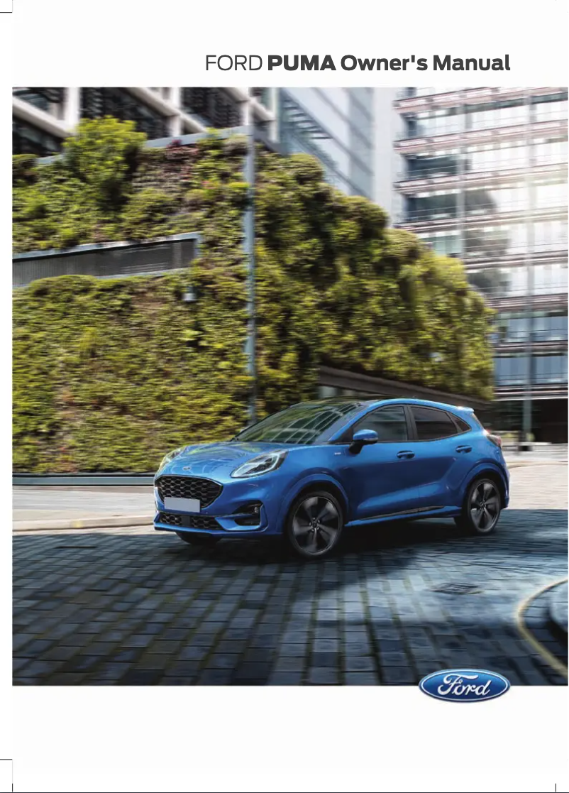 Page n°1 - Manuel utilisateur Ford Puma (2021)