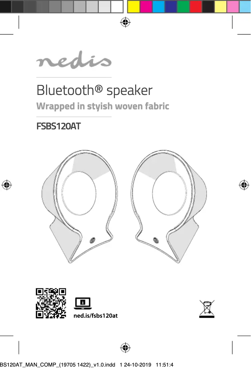 Page 1 de la notice Manuel utilisateur Nedis FSBS120AT