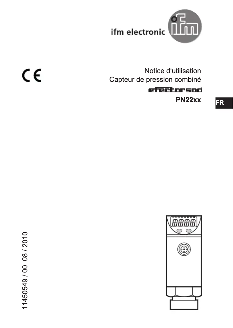 Page n°1 - Manuel utilisateur IFM PN2220