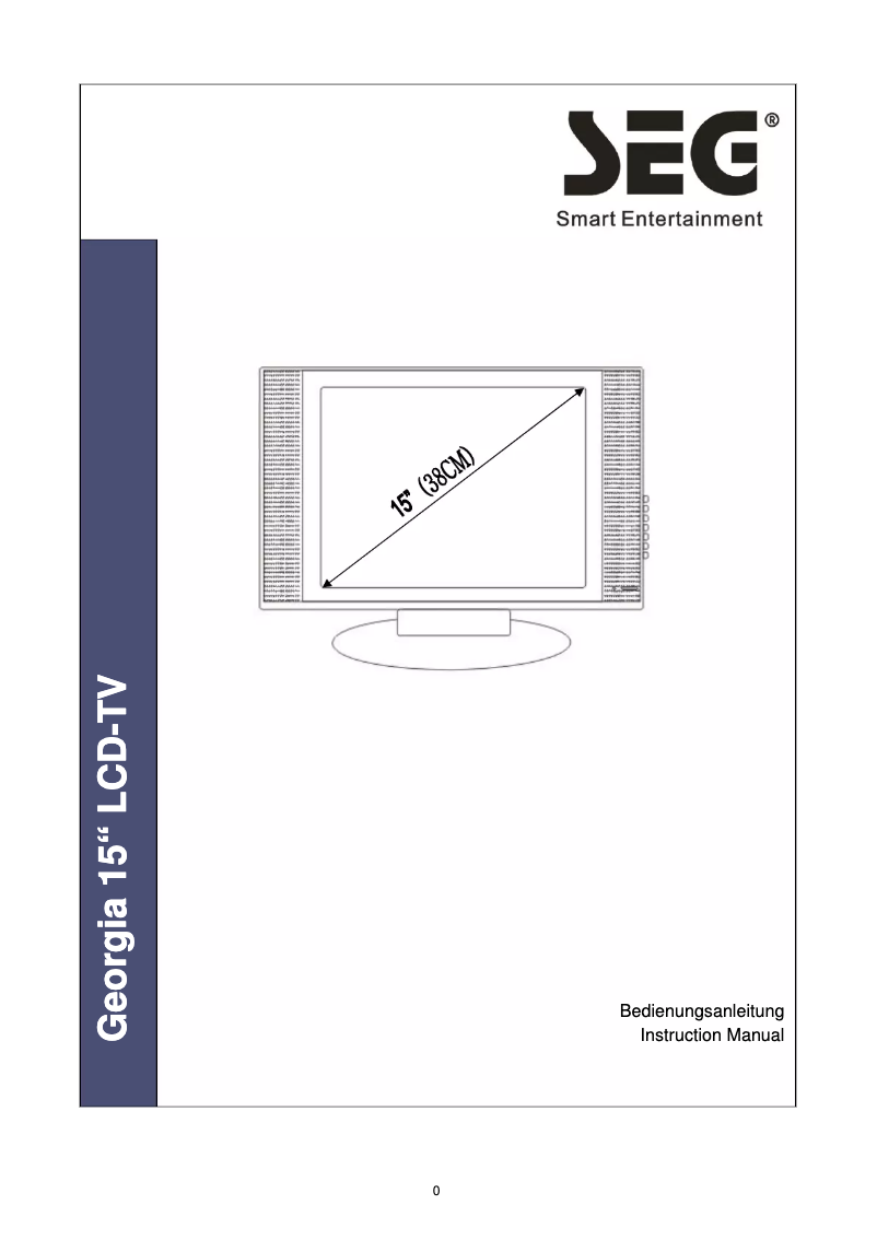 Image de la première page du manuel de l'appareil Georgia