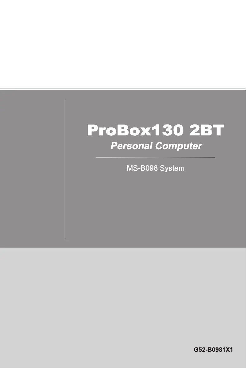 Image de la première page du manuel de l'appareil Nightblade ProBox130 2BT