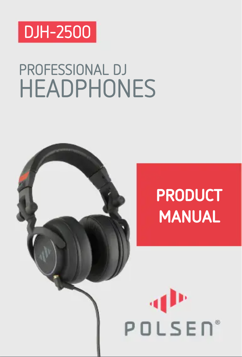 Page n°1 - Manuel utilisateur Polsen DJH-2500