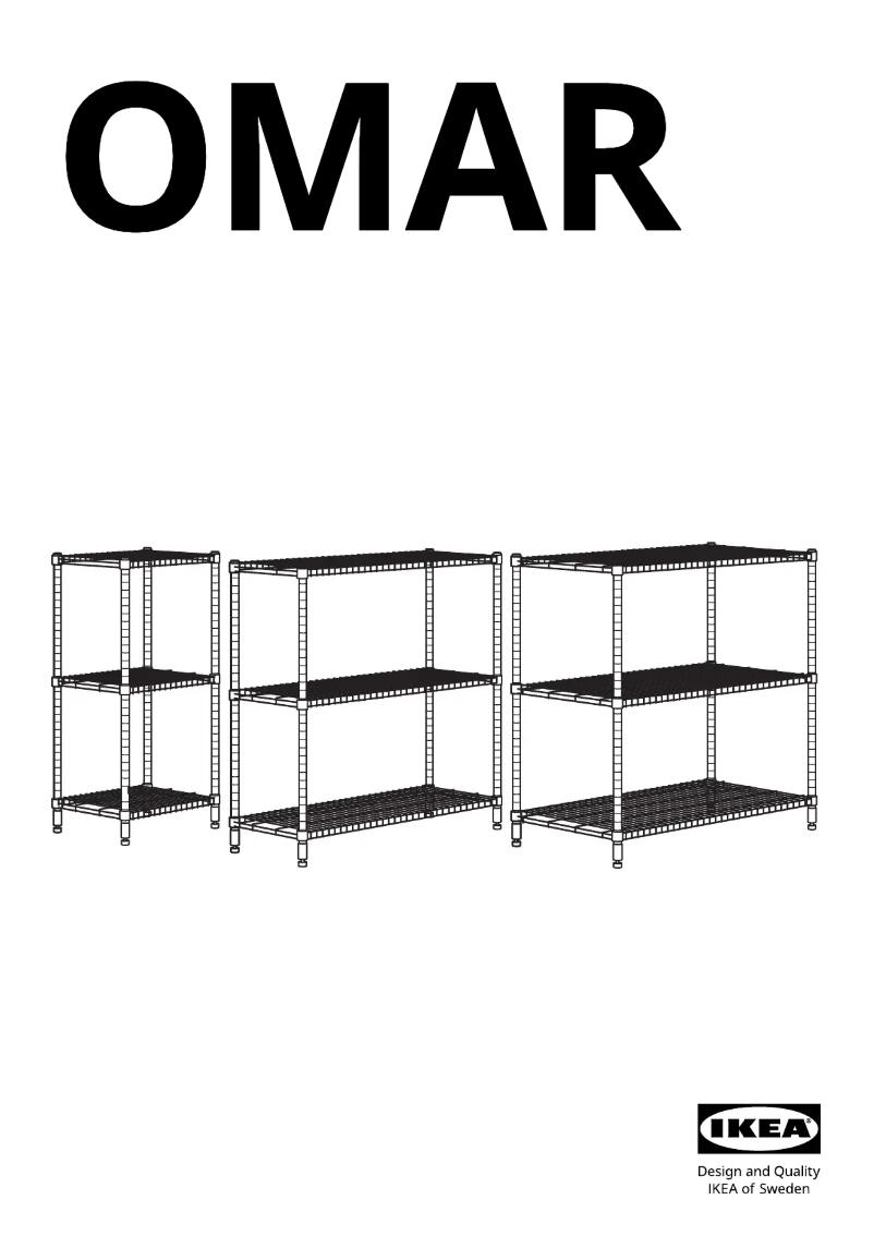 Página 1 del manual Manual de usuario Ikea OMAR 001.672.07