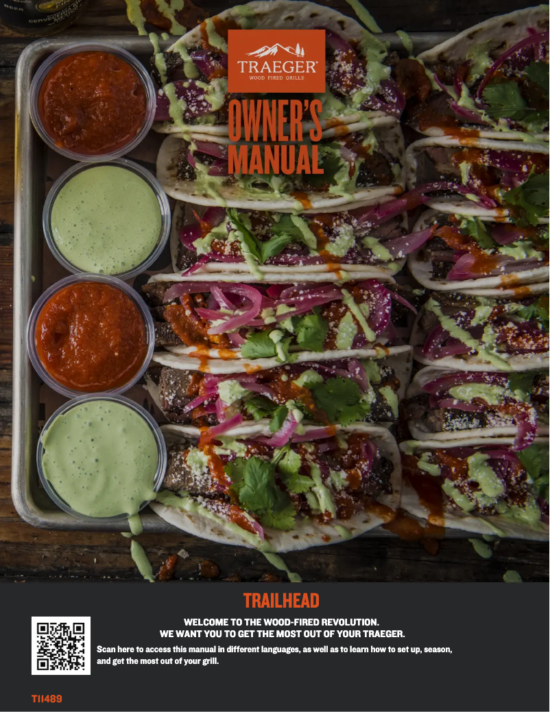 Image de la première page du manuel de l'appareil Trailhead