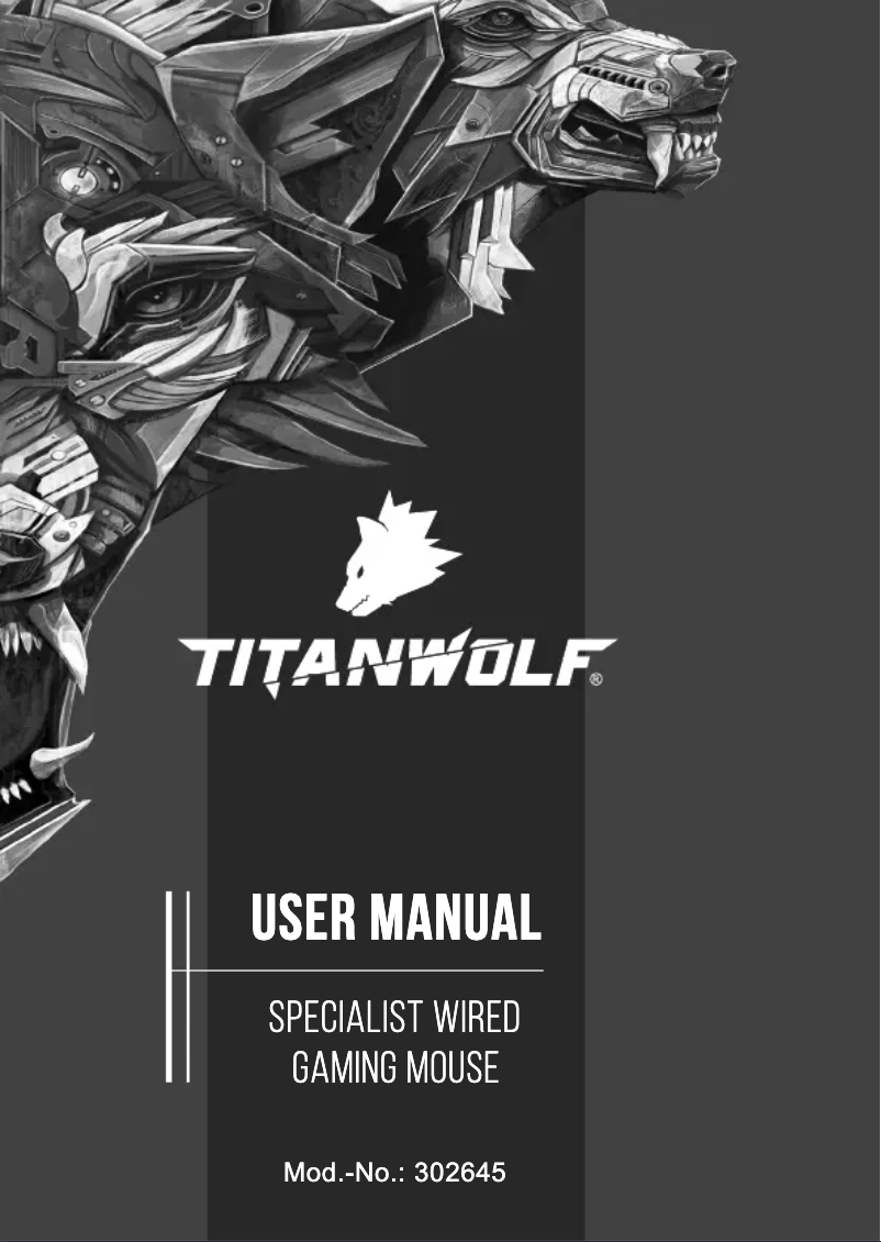 Page n°1 - Manuel utilisateur Titanwolf 302645