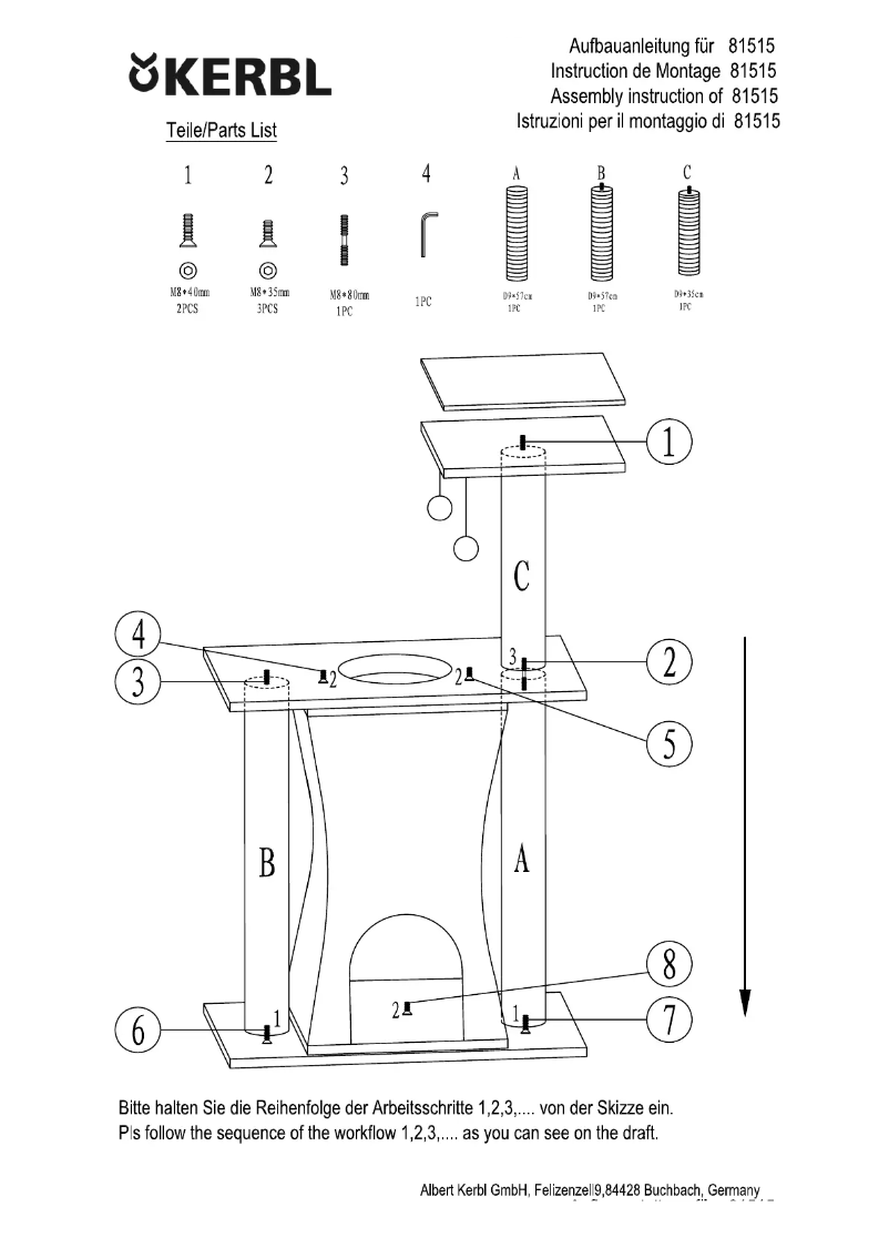 Page 1 de la notice Manuel utilisateur Kerbl Silverstar 81515