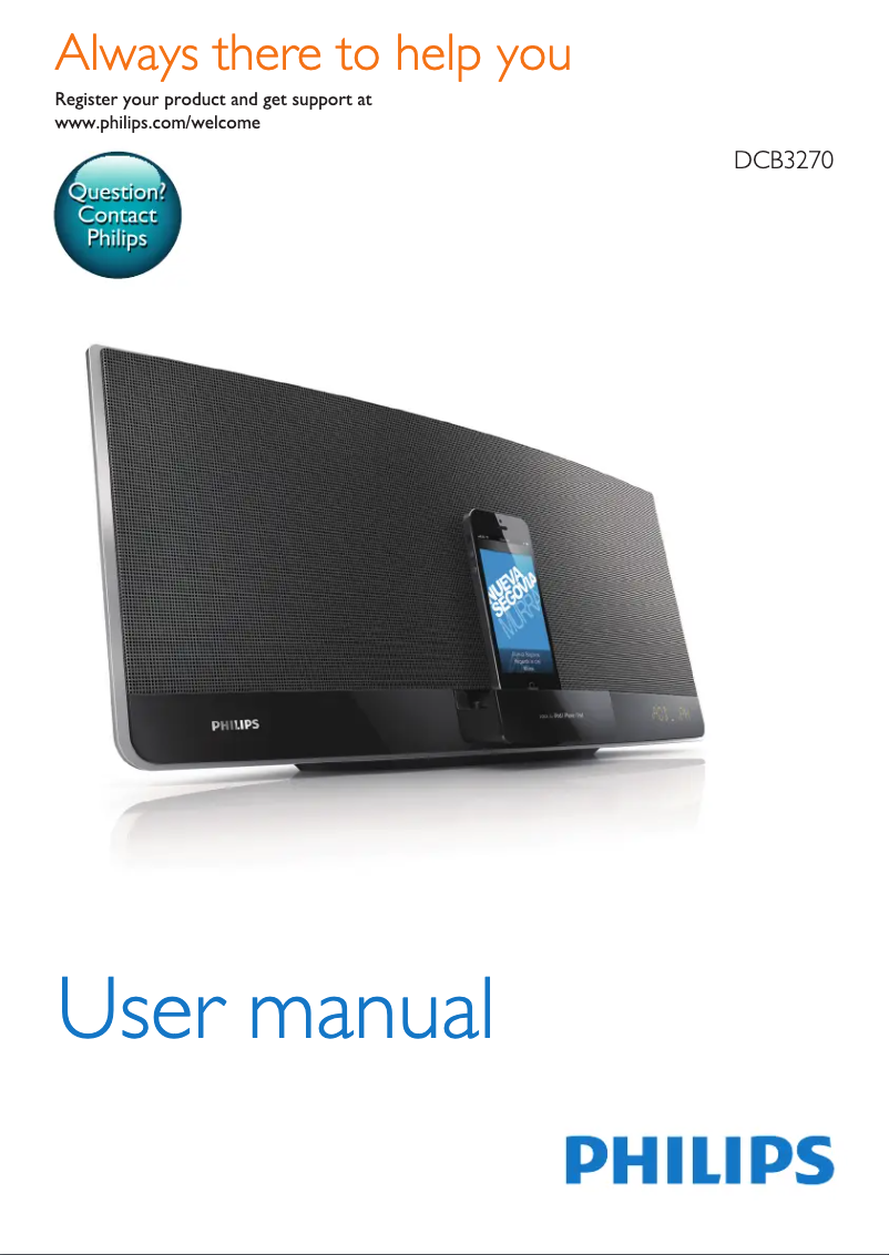 Image de la première page du manuel de l'appareil DCB3270W