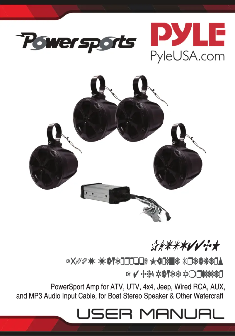 Image de la première page du manuel de l'appareil PLUTV44CH