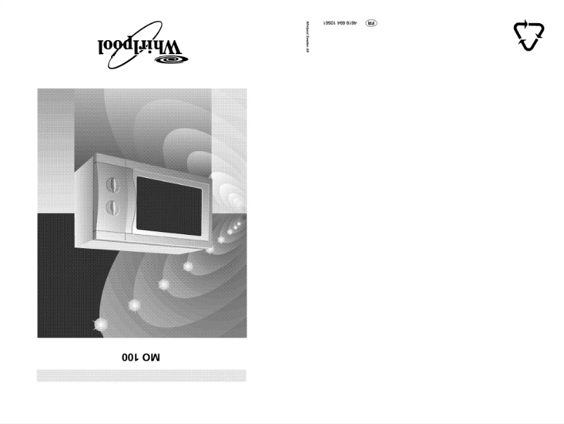 Page 1 de la notice Manuel utilisateur Whirlpool AVM 401