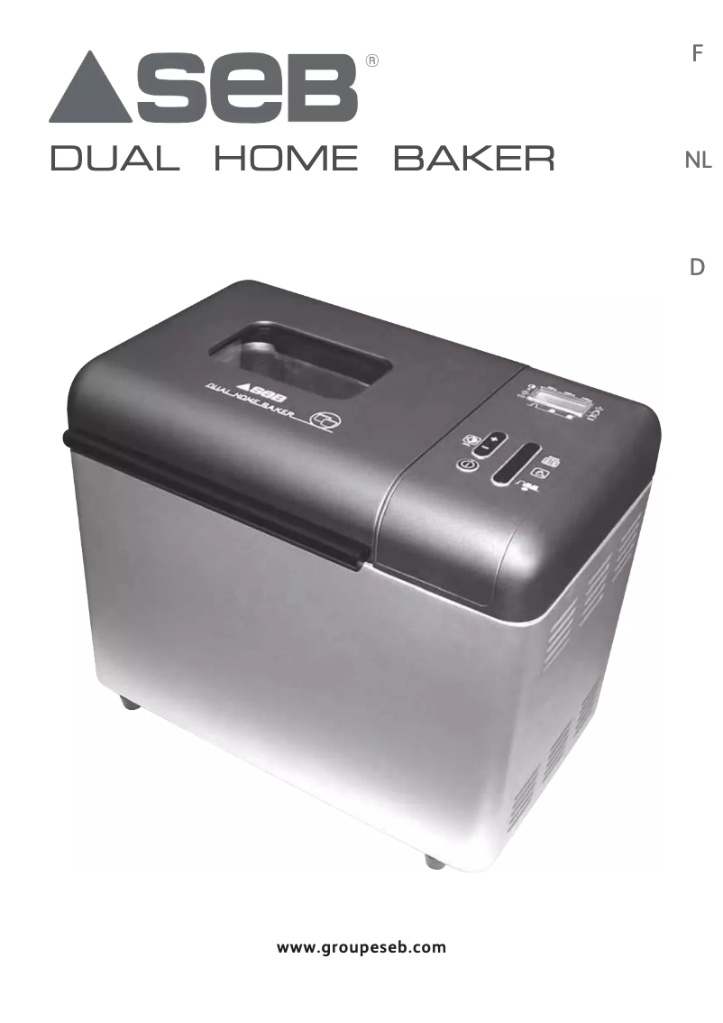 Page 1 de la notice Manuel utilisateur SEB Dual Home Baker OW4001