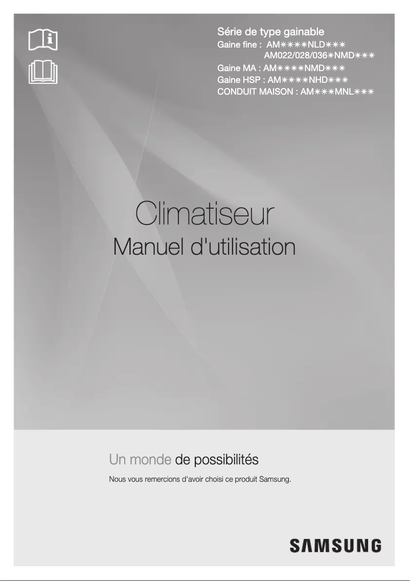 Image de la première page du manuel de l'appareil AM045KNLDEH