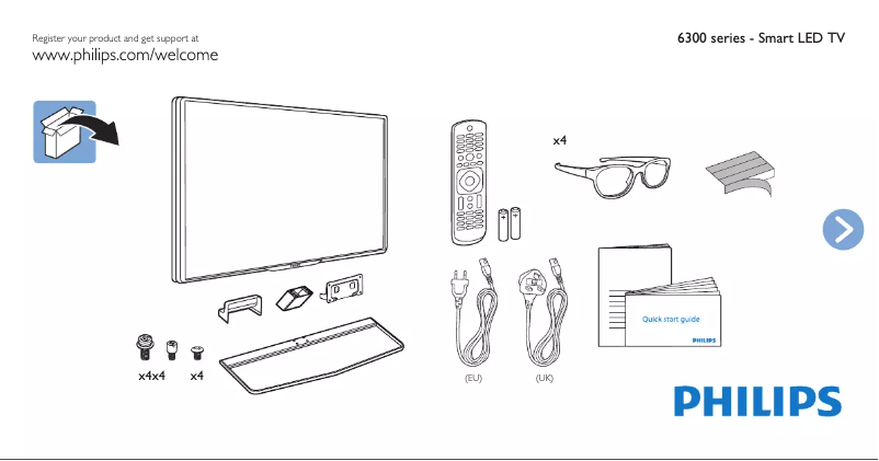 Image de la première page du manuel de l'appareil 6000 series 47PFH6309