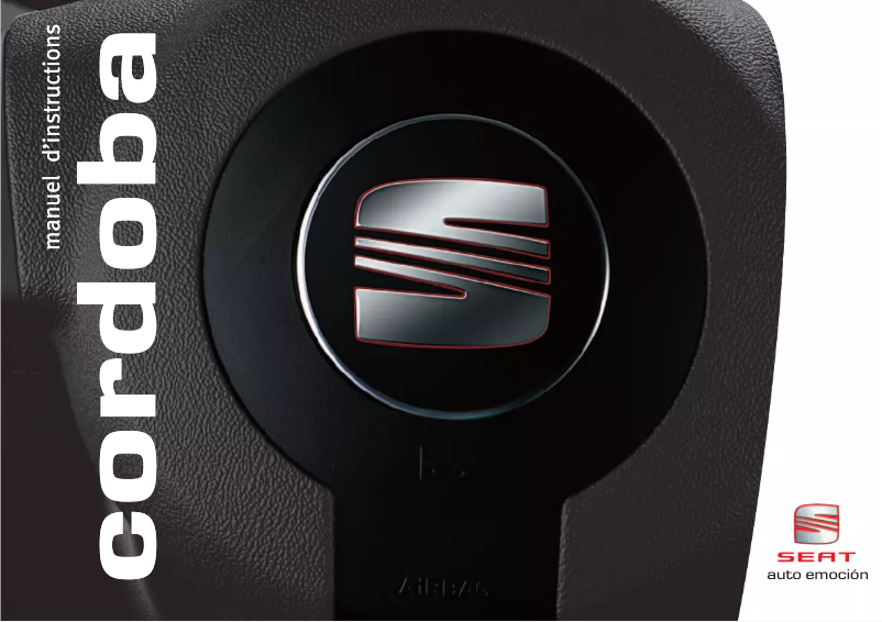 Page 1 de la notice Manuel utilisateur Seat Cordoba (2006)