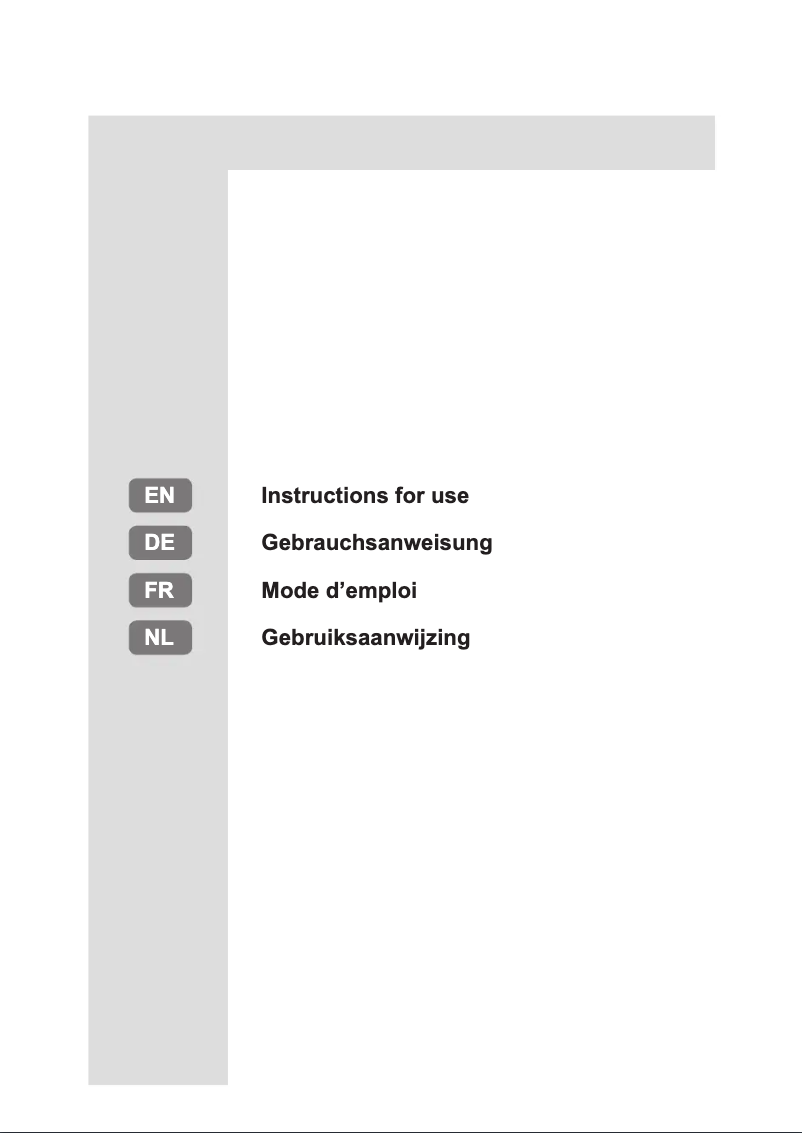 Page n°1 - Instructions / montage Hotpoint H55RM 1110 W 1