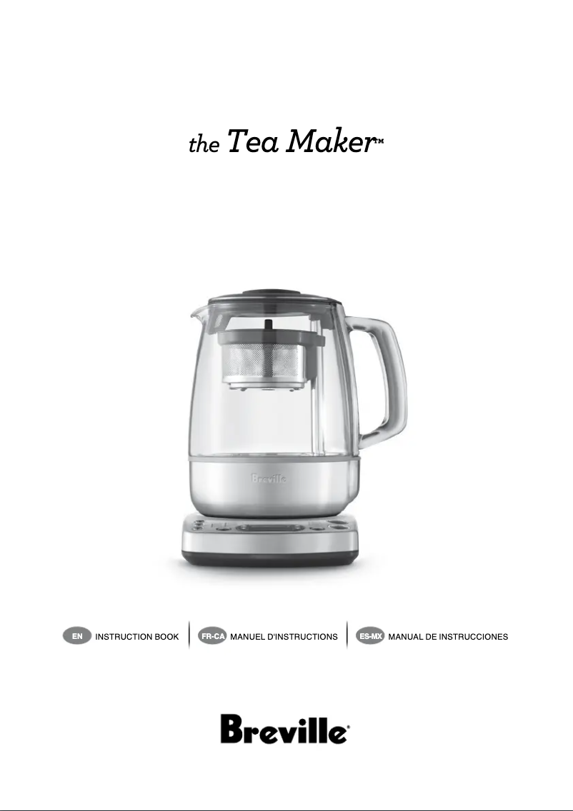 Page 1 de la notice Manuel utilisateur Breville the Tea Maker BTM800XL