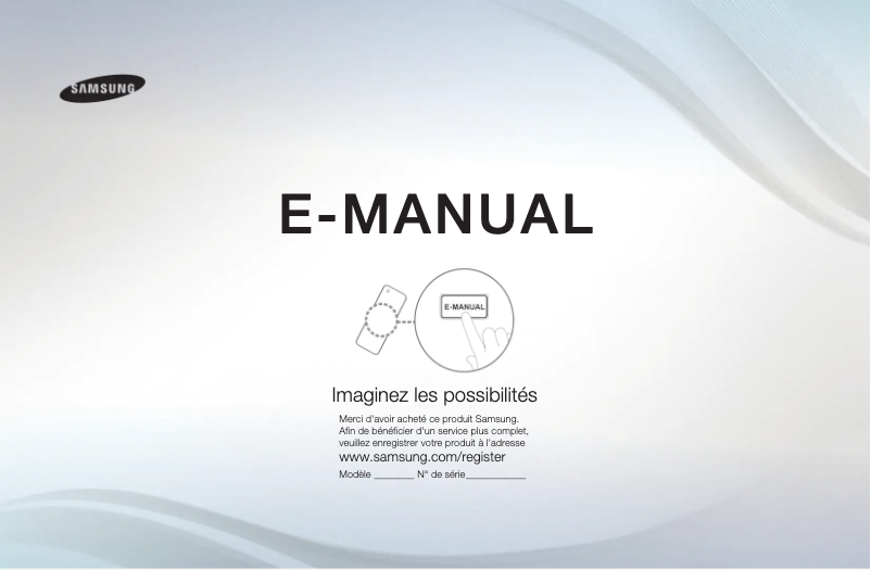 Image de la première page du manuel de l'appareil PS43D490A1W