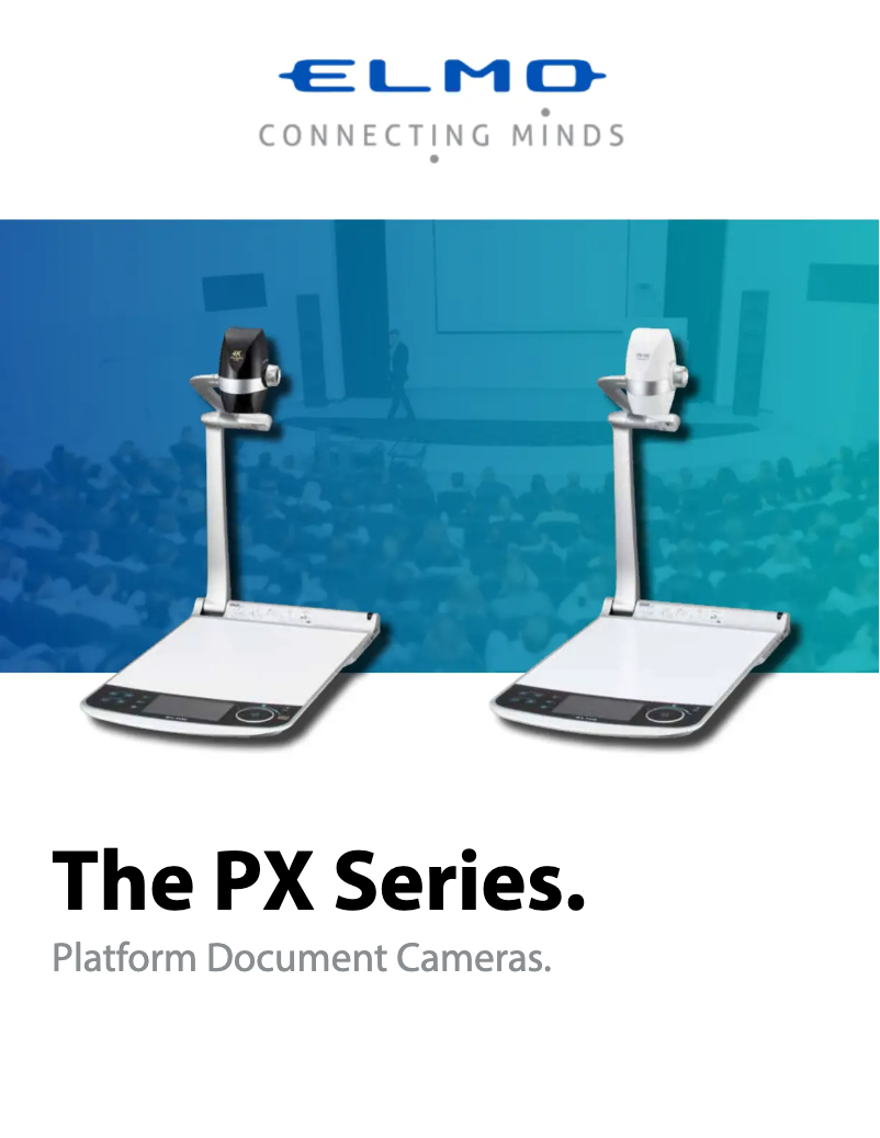 Page 1 de la notice Brochure Elmo PX-10E