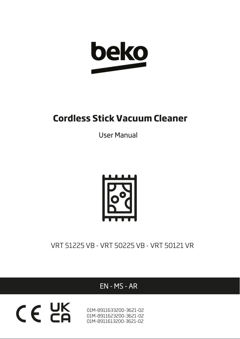 Page n°1 - Manuel utilisateur Beko VRT50121V