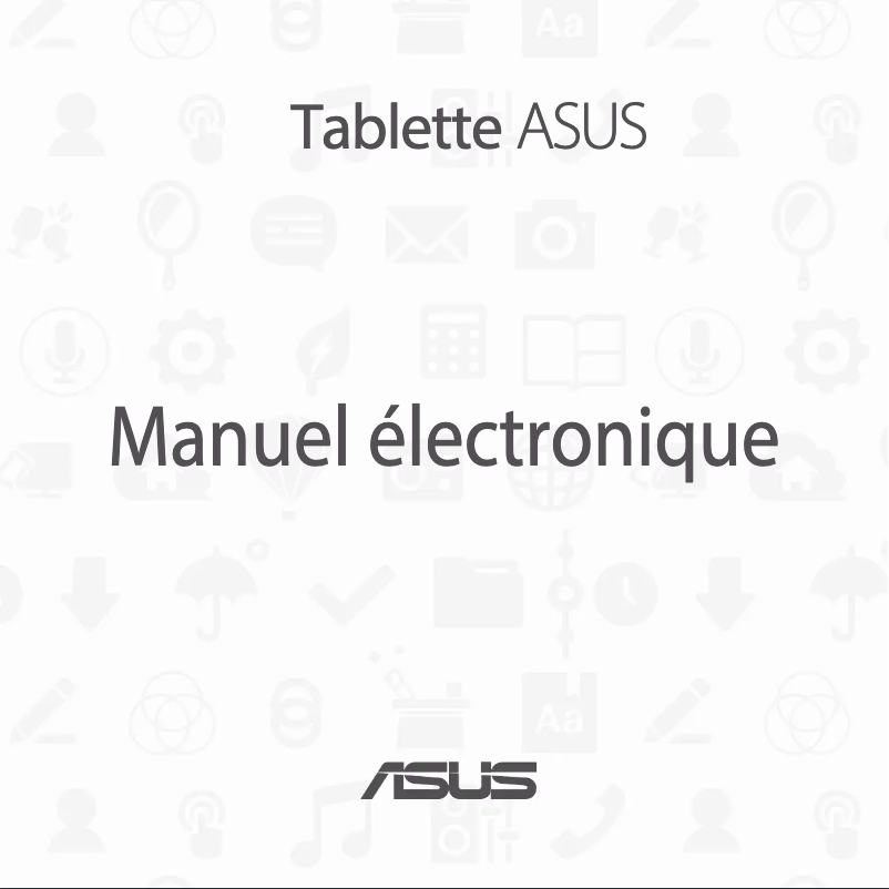 Image de la première page du manuel de l'appareil Transformer Pad TF303TL