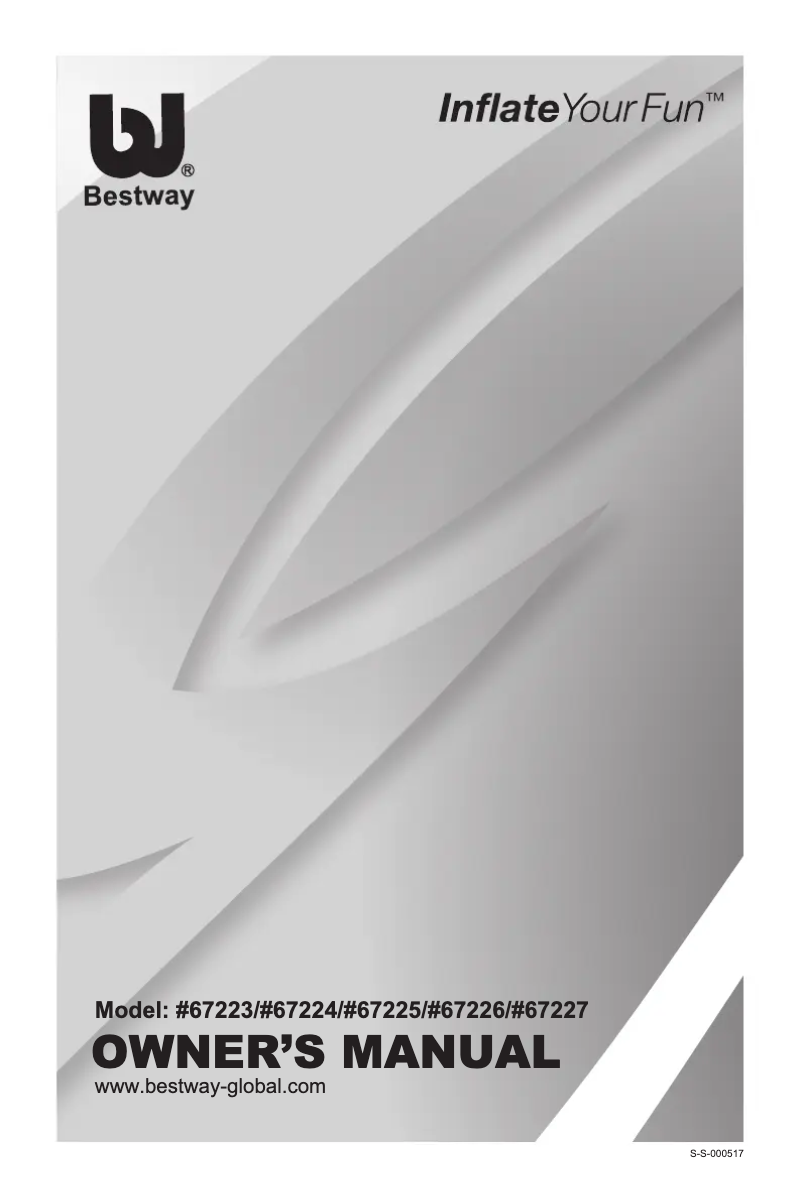 Página 1 del manual Manual de usuario Bestway 67224