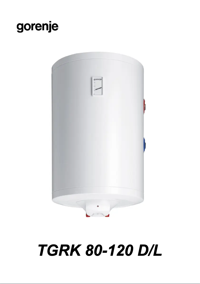 Image de la première page du manuel de l'appareil TGRK80RNG