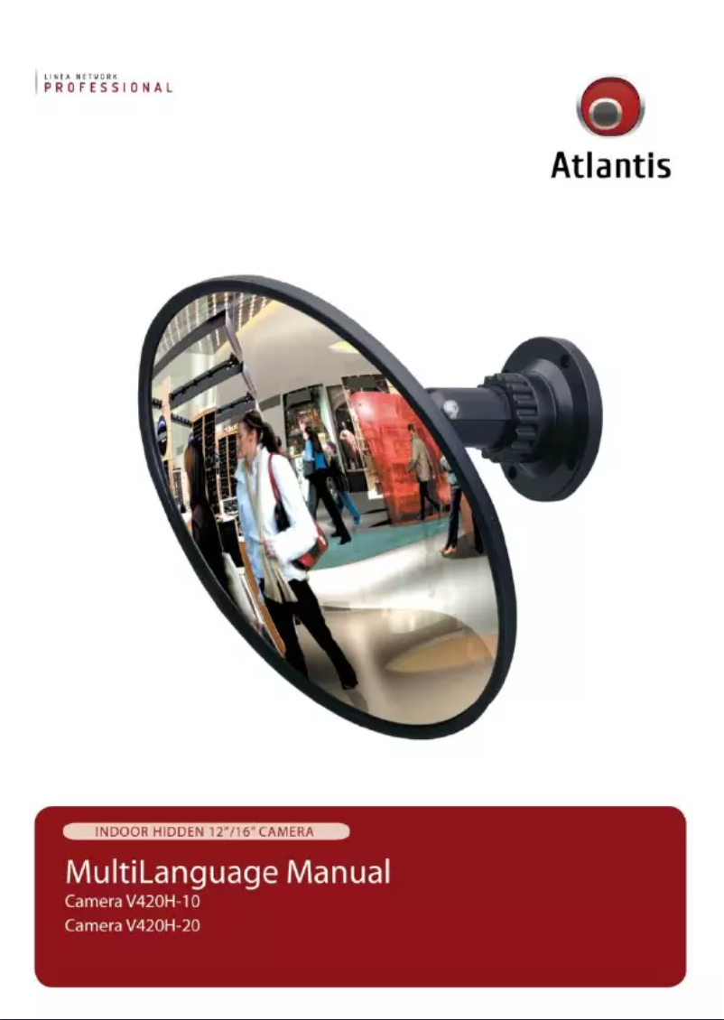 Page n°1 - Manuel utilisateur Atlantis Land V420H-10