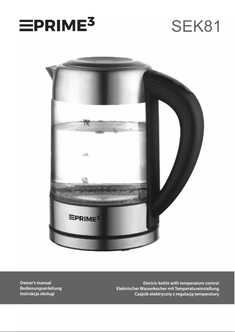 Página 1 del manual Manual de usuario PRIME3 SEK81