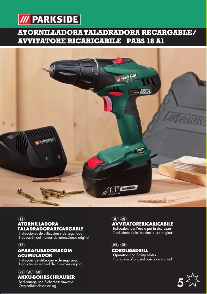 Image de la première page du manuel de l'appareil PABS 18 A1