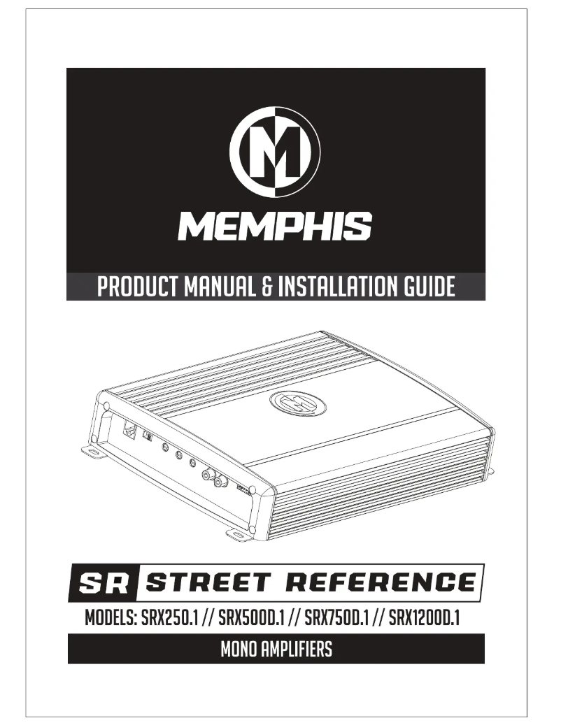 Page 1 de la notice Manuel utilisateur Memphis Audio SRX750D.1