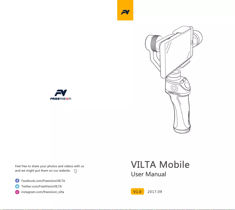 Image de la première page du manuel de l'appareil VILTA Mobile
