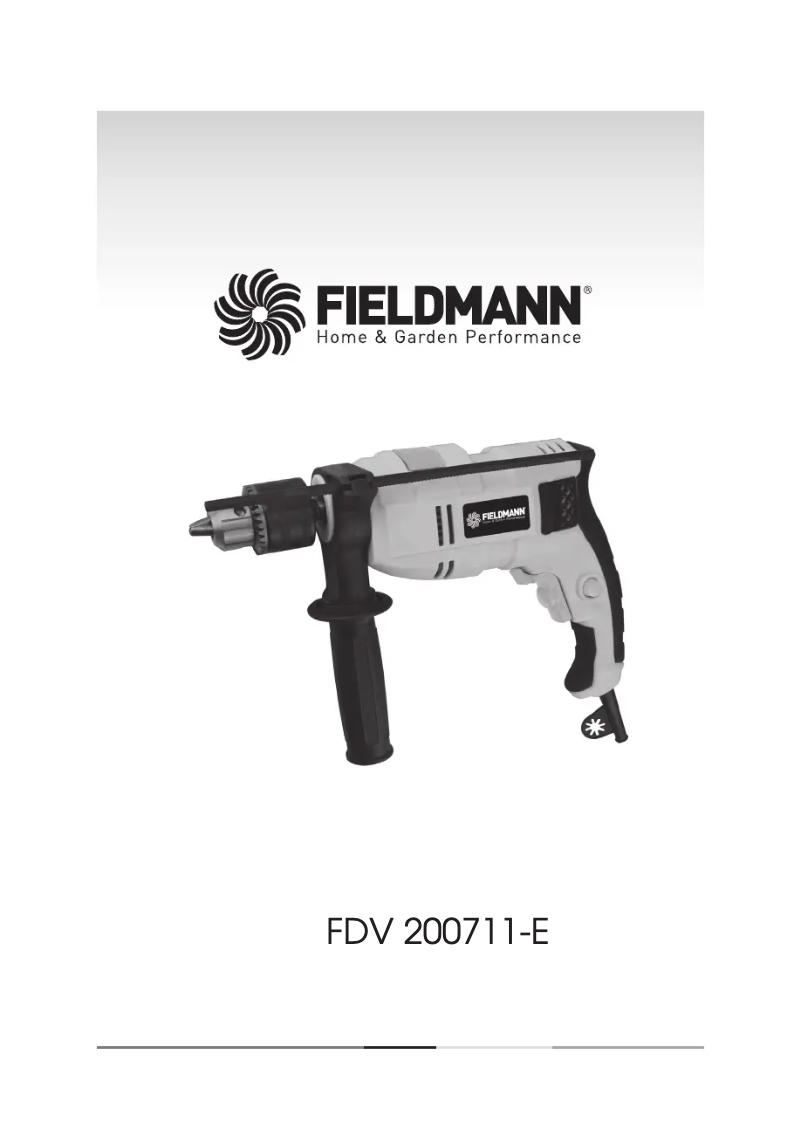 Page 1 de la notice Manuel utilisateur Fieldmann FDV 200711-E