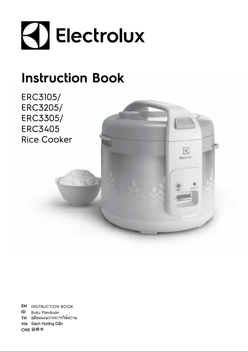 Page n°1 - Manuel utilisateur Electrolux ERC3405