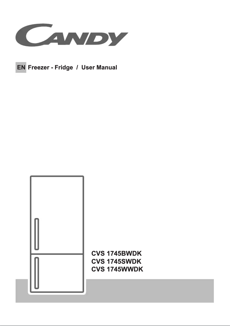 Page 1 de la notice Manuel utilisateur Candy CVS 1745SWDK