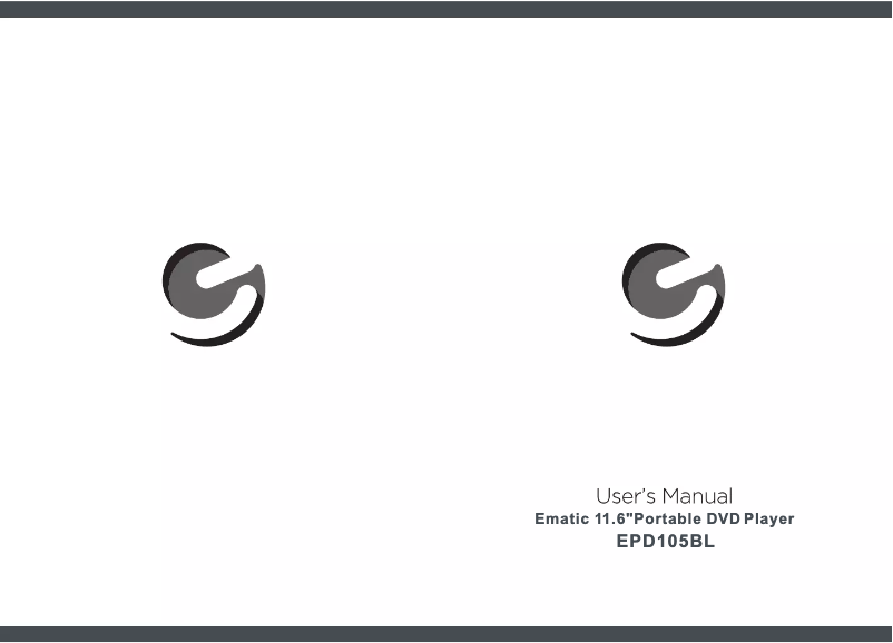 Page 1 de la notice Manuel utilisateur Ematic EPD105