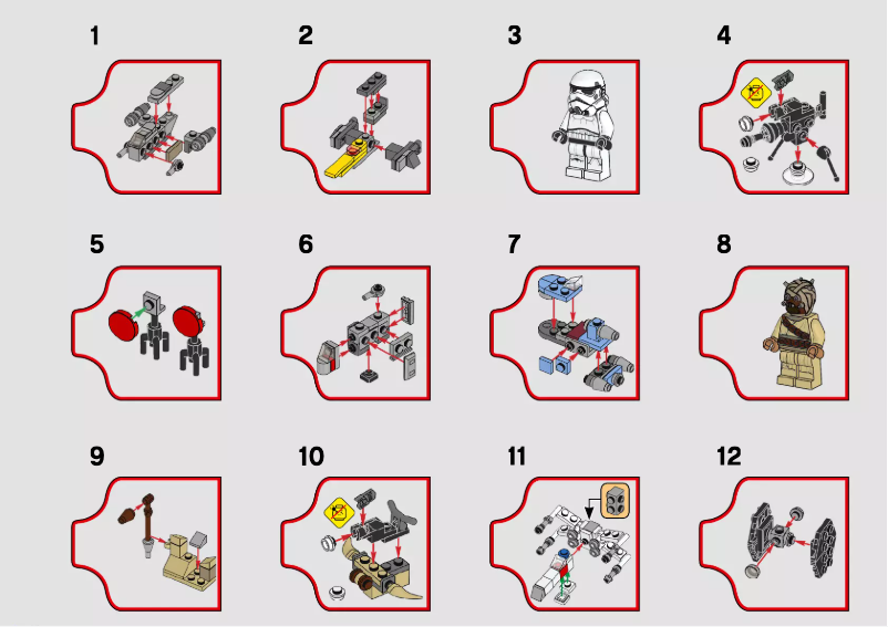 Page 1 de la notice Manuel utilisateur Lego Star Wars 75307