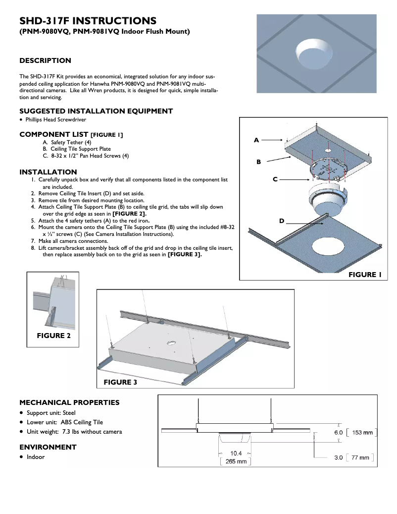 Page n°1 - Manuel utilisateur Hanwha SHD-317F