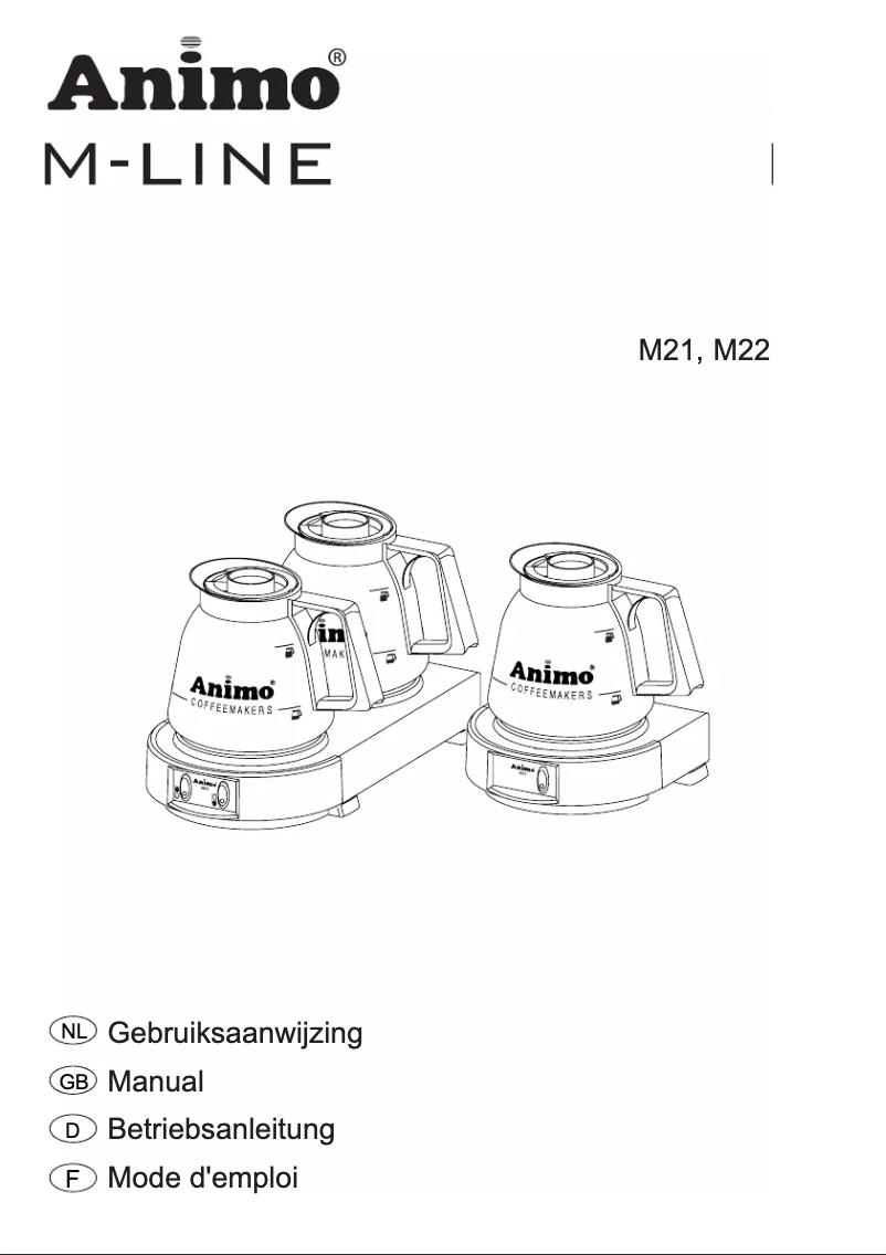 Page 1 de la notice Manuel utilisateur Animo M22