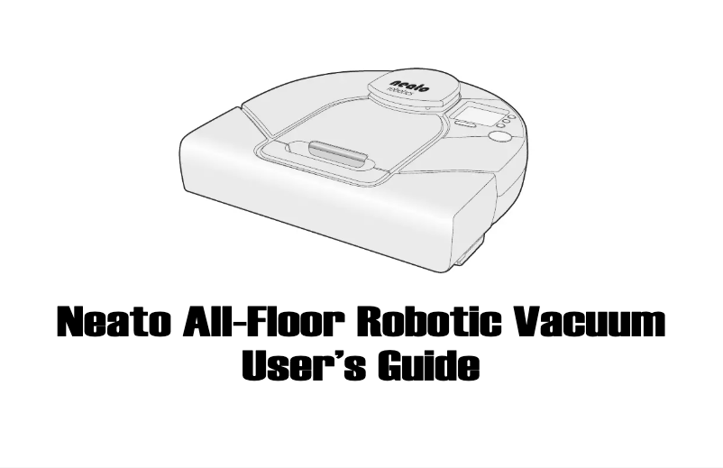 Page 1 of the manual User Manual Neato Robotics Robot Cleaner XV-15