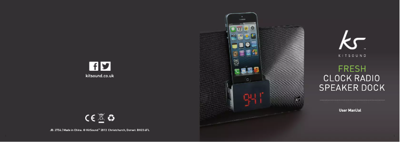 Image de la première page du manuel de l'appareil Fresh