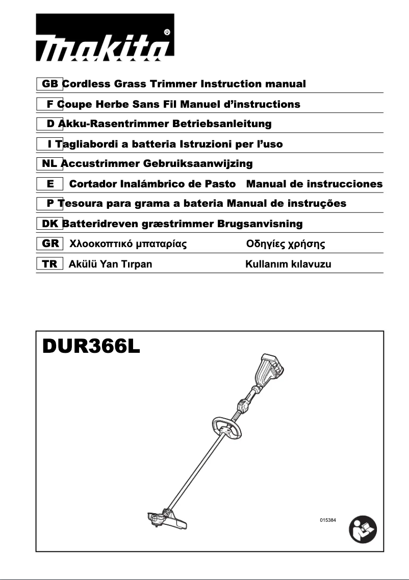 Page n°1 - Manuel utilisateur Makita DUR366LZ